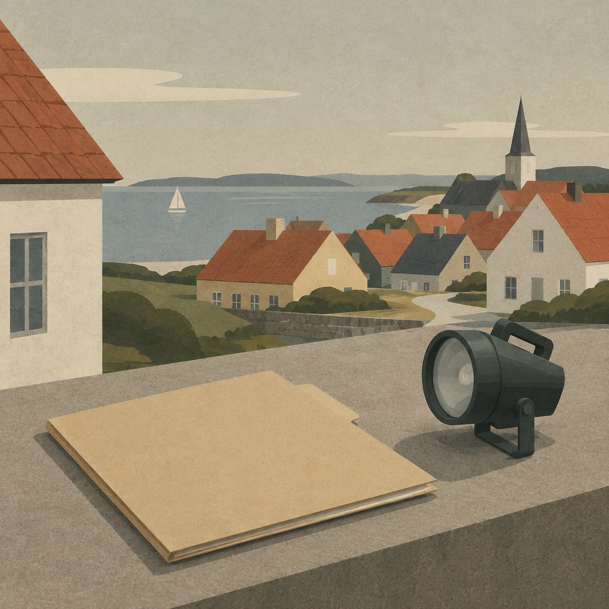 Tegning af hvad historien faktisk handler om